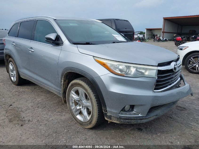 5TDDKRFH1FS193925 2015 TOYOTA HIGHLANDER - Image 1