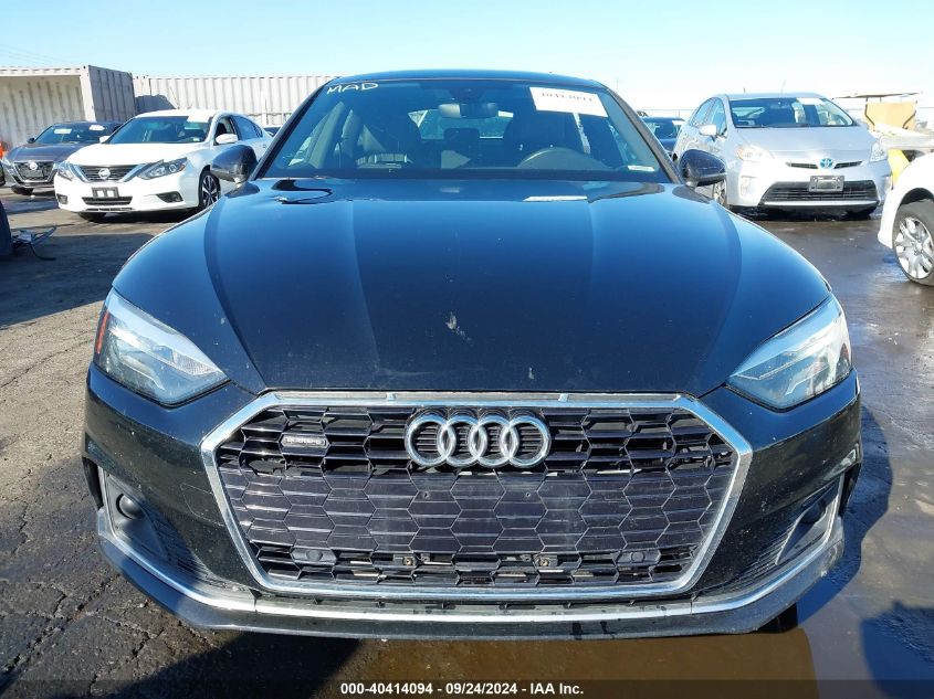 2020 Audi A5 Premium VIN: WAUANCF51LA006234 Lot: 40414094