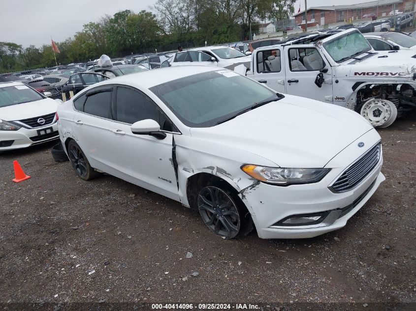 3FA6P0LU4JR124607 2018 FORD FUSION - Image 1