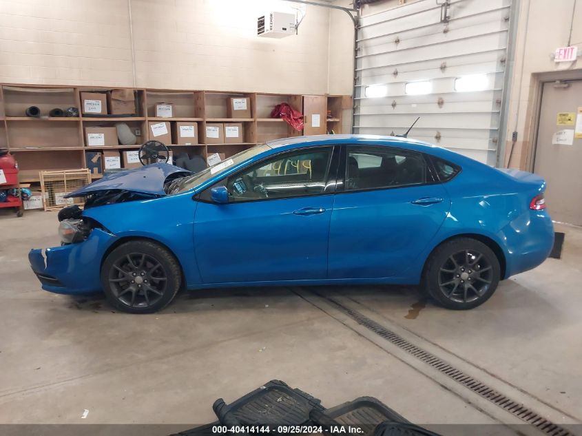 2016 Dodge Dart Se VIN: 1C3CDFAA8GD607654 Lot: 40414144