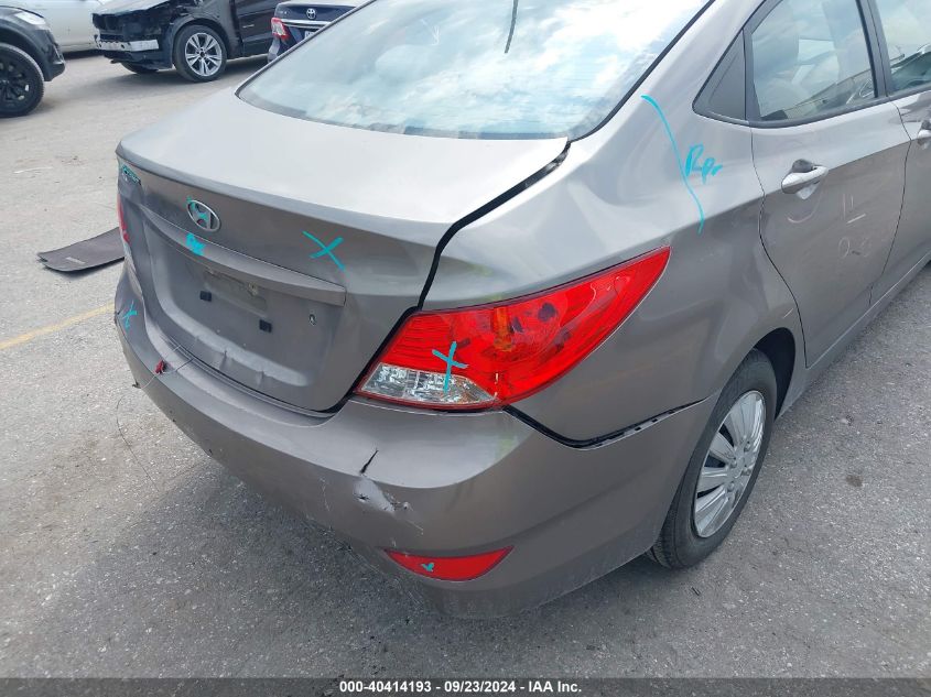 2014 Hyundai Accent Gls/Gs VIN: KMHCT4AE4EU627575 Lot: 40414193