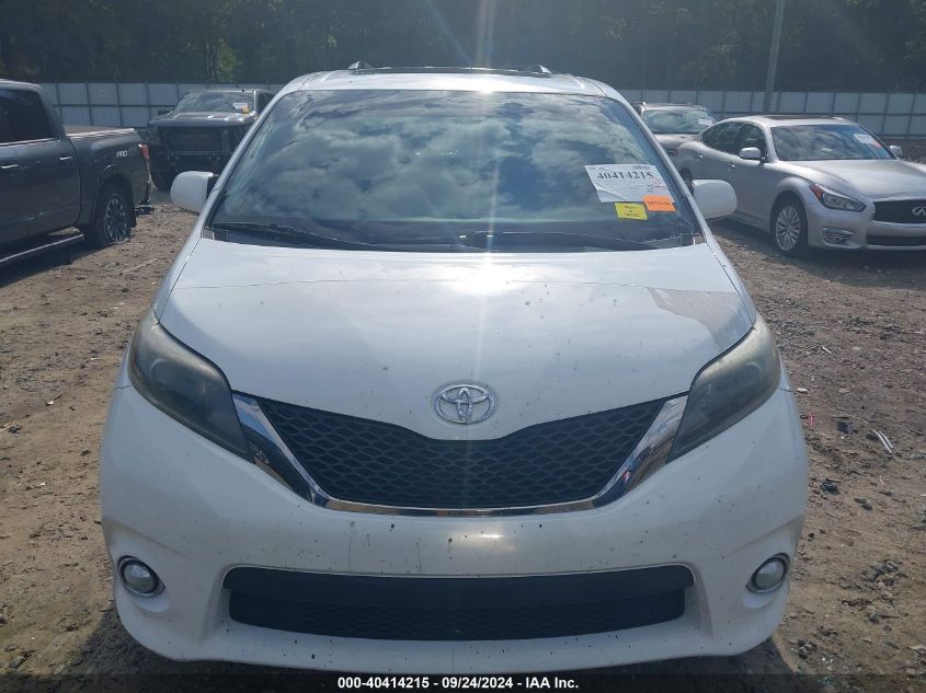 5TDXK3DC2GS701791 2016 Toyota Sienna Se 8 Passenger