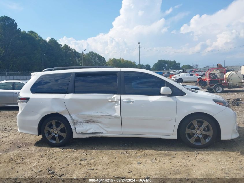 5TDXK3DC2GS701791 2016 Toyota Sienna Se 8 Passenger