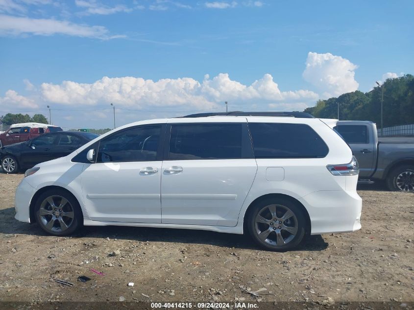 2016 Toyota Sienna Se 8 Passenger VIN: 5TDXK3DC2GS701791 Lot: 40414215