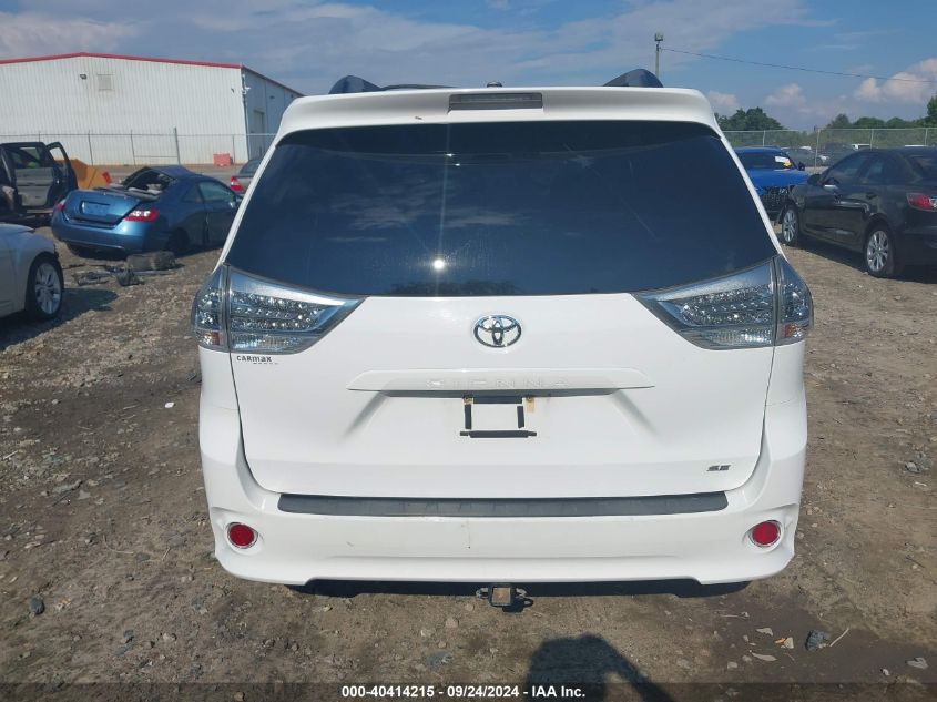 5TDXK3DC2GS701791 2016 Toyota Sienna Se 8 Passenger