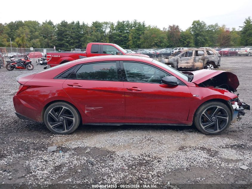 2023 HYUNDAI ELANTRA VIN: KMHLR4AF9PU608756
