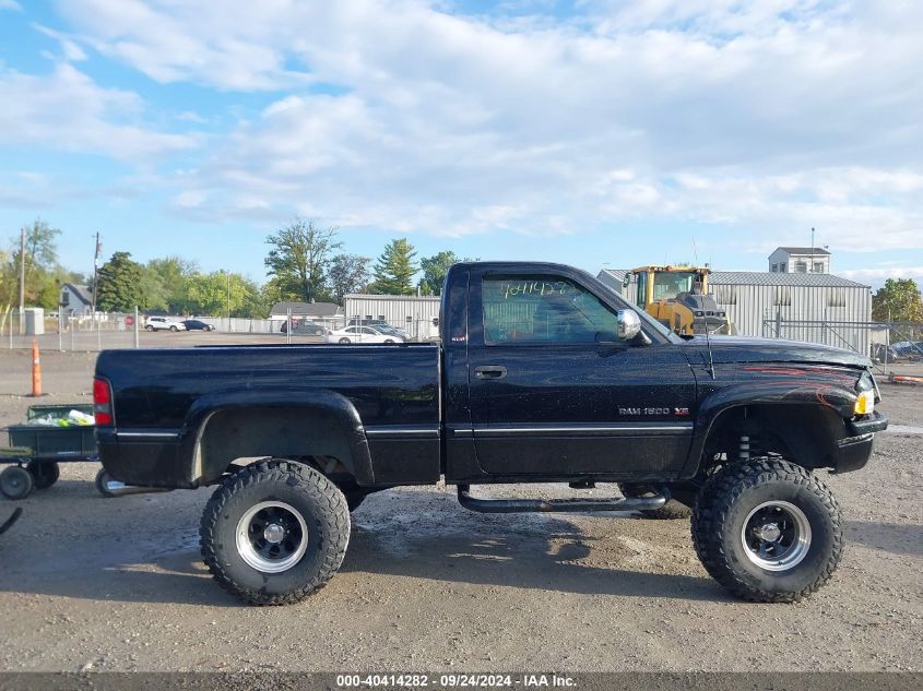 1996 Dodge Ram 1500 VIN: 1B7HF16Y2TS696406 Lot: 40414282