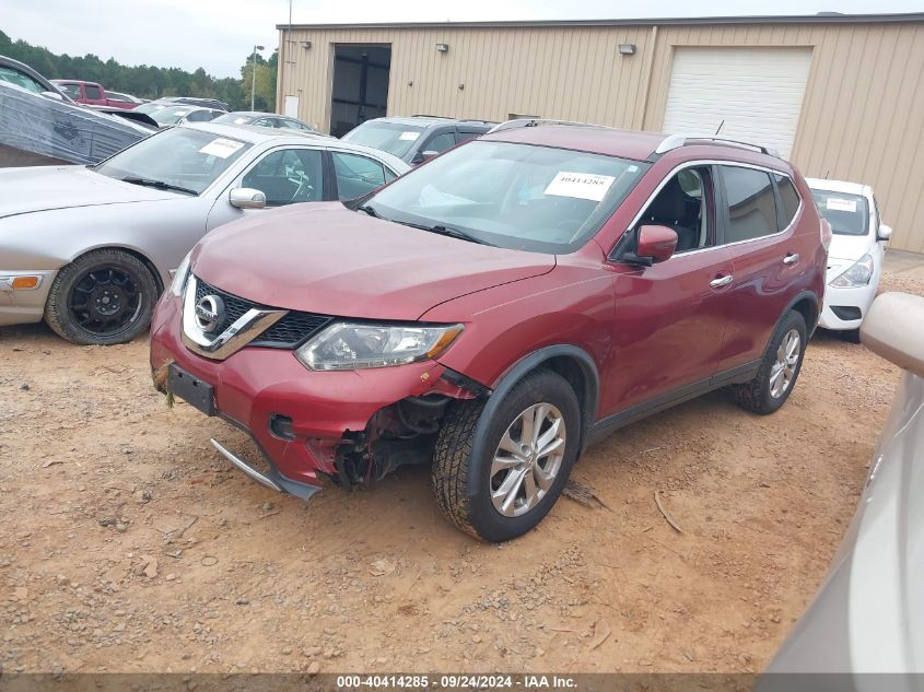 KNMAT2MV7GP612095 2016 NISSAN ROGUE - Image 2