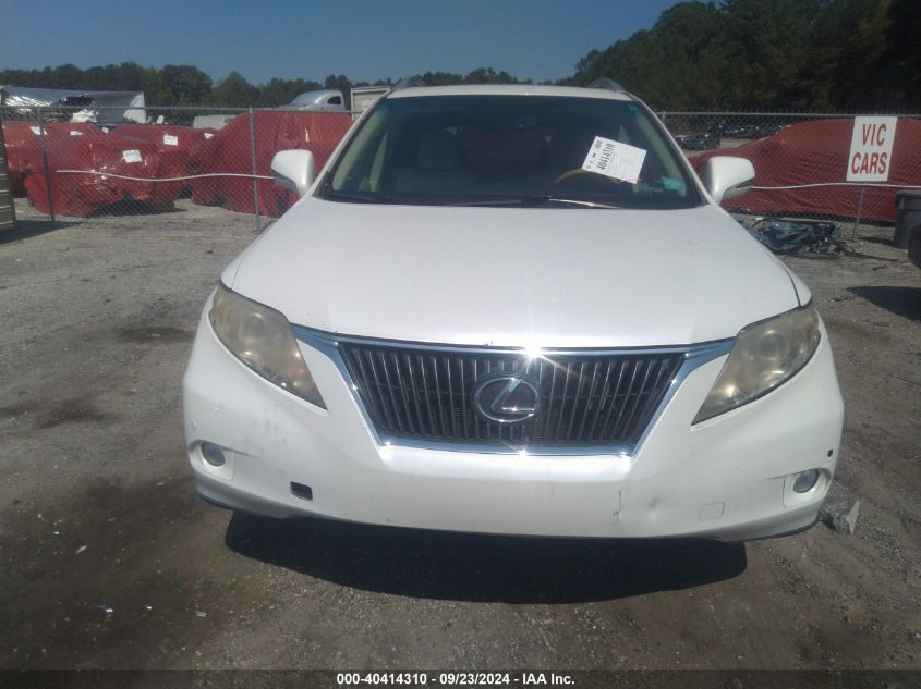 2010 Lexus Rx 350 VIN: 2T2ZK1BAXAC020062 Lot: 40414310