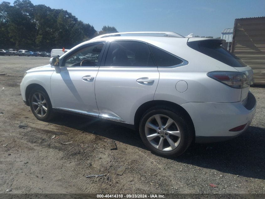 2010 Lexus Rx 350 VIN: 2T2ZK1BAXAC020062 Lot: 40414310