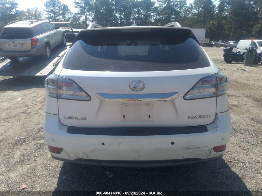 2010 Lexus Rx 350 VIN: 2T2ZK1BAXAC020062 Lot: 40414310