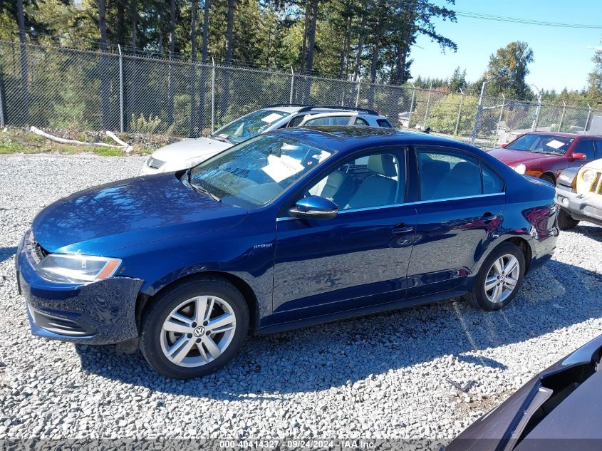 3VW637AJ0DM220644 2013 Volkswagen Jetta Hybrid Sel