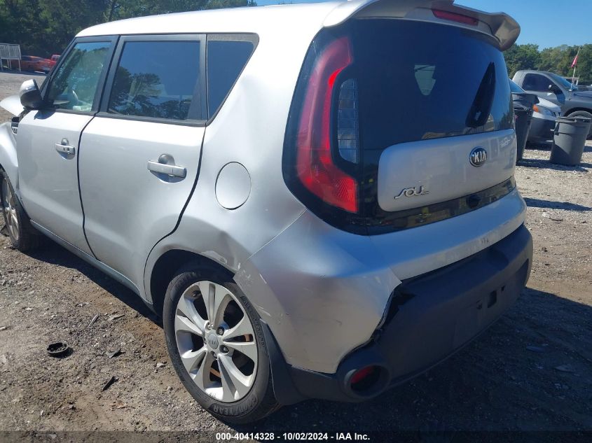 2014 Kia Soul + VIN: KNDJP3A56E7704097 Lot: 40414328