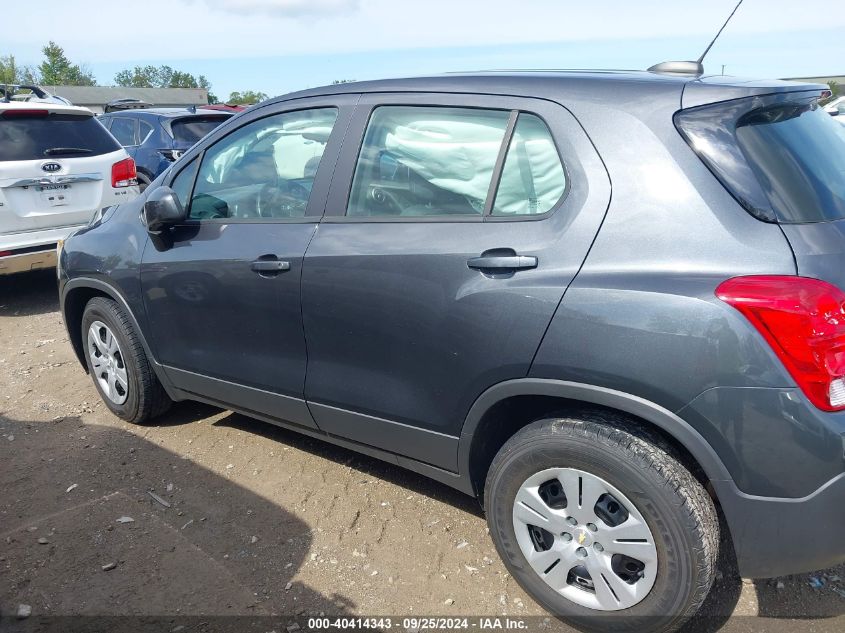 2016 Chevrolet Trax 1Ls VIN: 3GNCJKSB8GL220530 Lot: 40414343