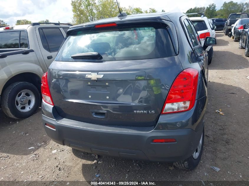 2016 Chevrolet Trax 1Ls VIN: 3GNCJKSB8GL220530 Lot: 40414343