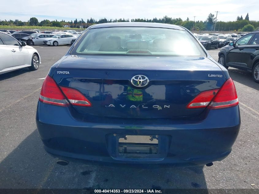 2005 Toyota Avalon Limited VIN: 4T1BK36B15U026082 Lot: 40414353