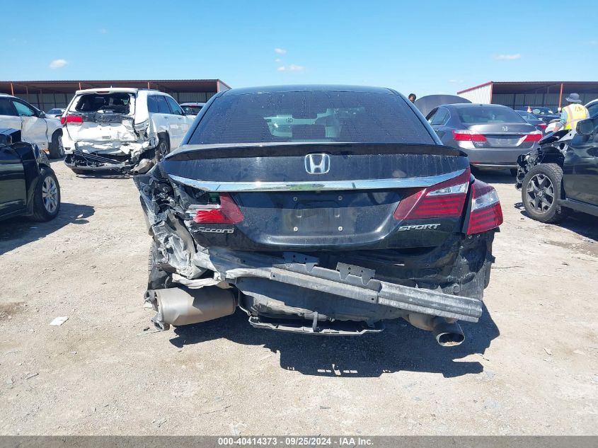 1HGCR2F59GA074430 2016 Honda Accord Sport