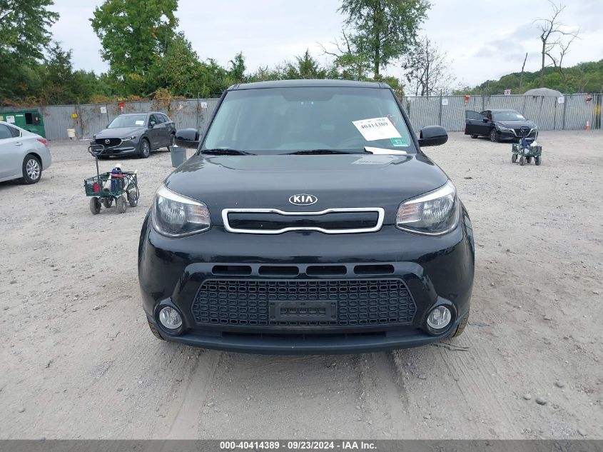 2016 Kia Soul + VIN: KNDJP3A5XG7260435 Lot: 40414389