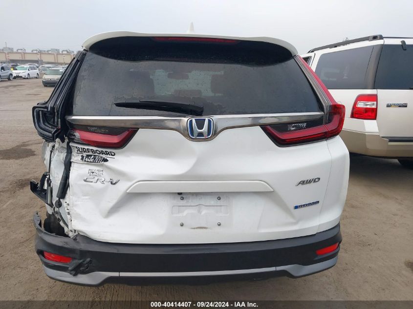 2021 Honda Cr-V Hybrid Ex-L VIN: 7FART6H89ME030489 Lot: 40414407