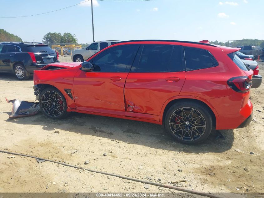 2022 BMW X3 M VIN: 5YM13EC00N9L21812 Lot: 40414452