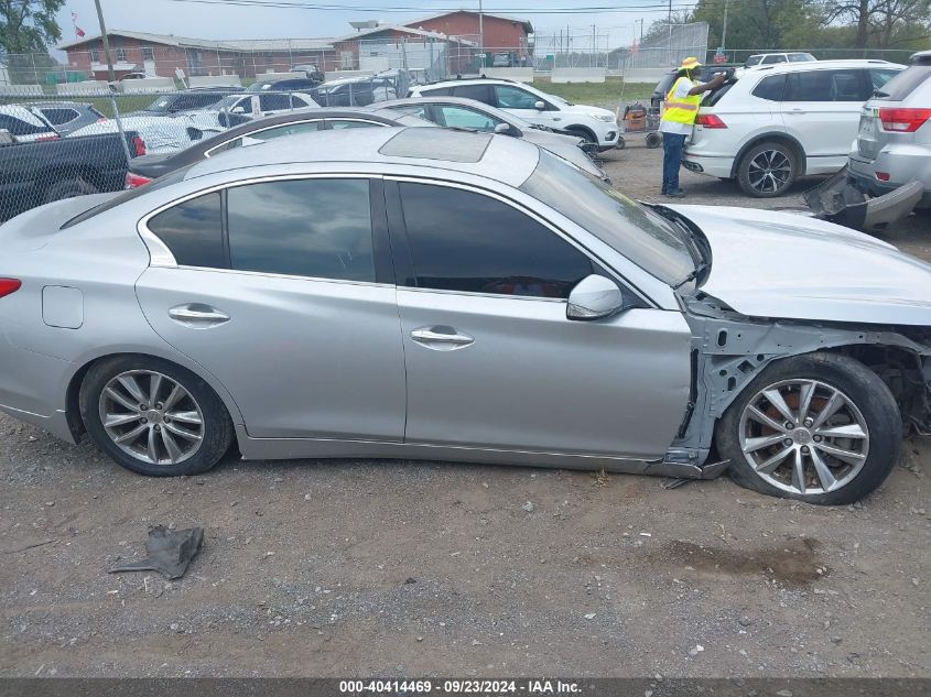 2014 Infiniti Q50 Premium/Sport VIN: JN1BV7AP7EM681596 Lot: 40414469