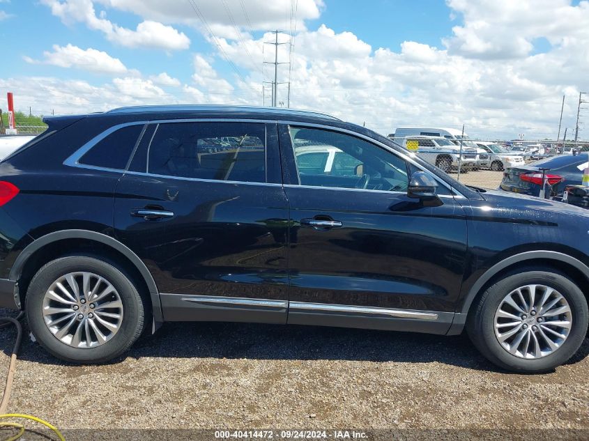 2016 Lincoln Mkx Select VIN: 2LMTJ6KR8GBL50381 Lot: 40414472