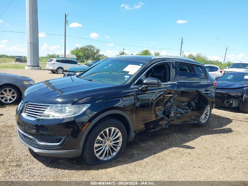 2016 Lincoln Mkx Select VIN: 2LMTJ6KR8GBL50381 Lot: 40414472