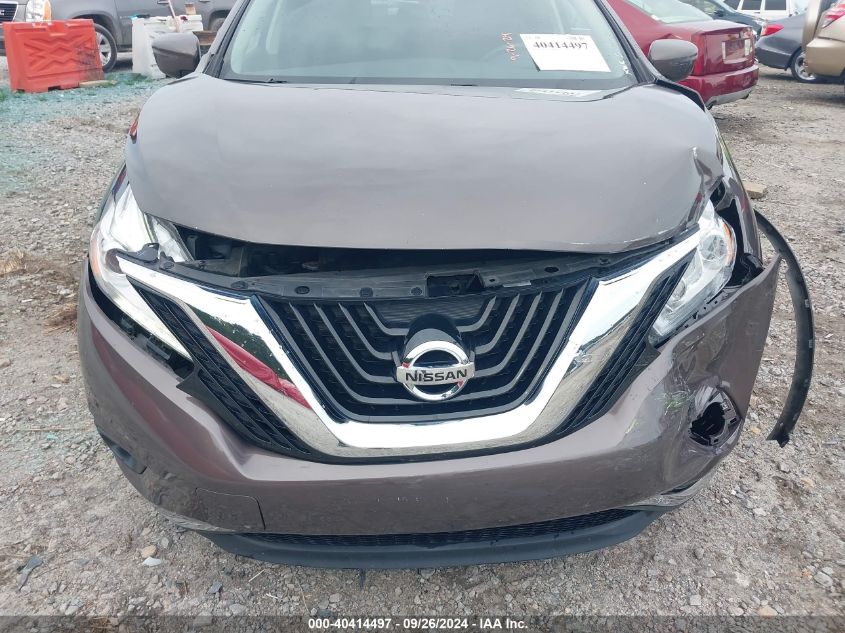 2016 Nissan Murano Sv VIN: 5N1AZ2MH8GN156365 Lot: 40414497