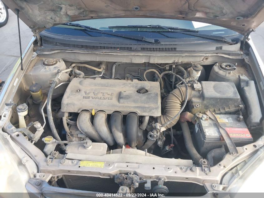 2004 Toyota Corolla Ce VIN: 1NXBR32EX4Z303709 Lot: 40414522