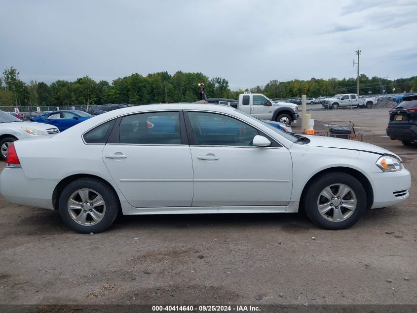 2016 Chevrolet Impala Limited Ls VIN: 2G1WA5E38G1176048 Lot: 40414640