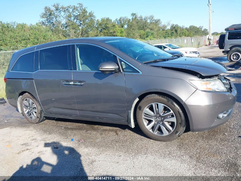 2014 Honda Odyssey Touring/Touring Elite VIN: 5FNRL5H92EB113665 Lot: 40414711