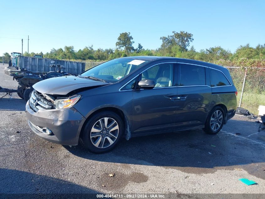 2014 Honda Odyssey Touring/Touring Elite VIN: 5FNRL5H92EB113665 Lot: 40414711