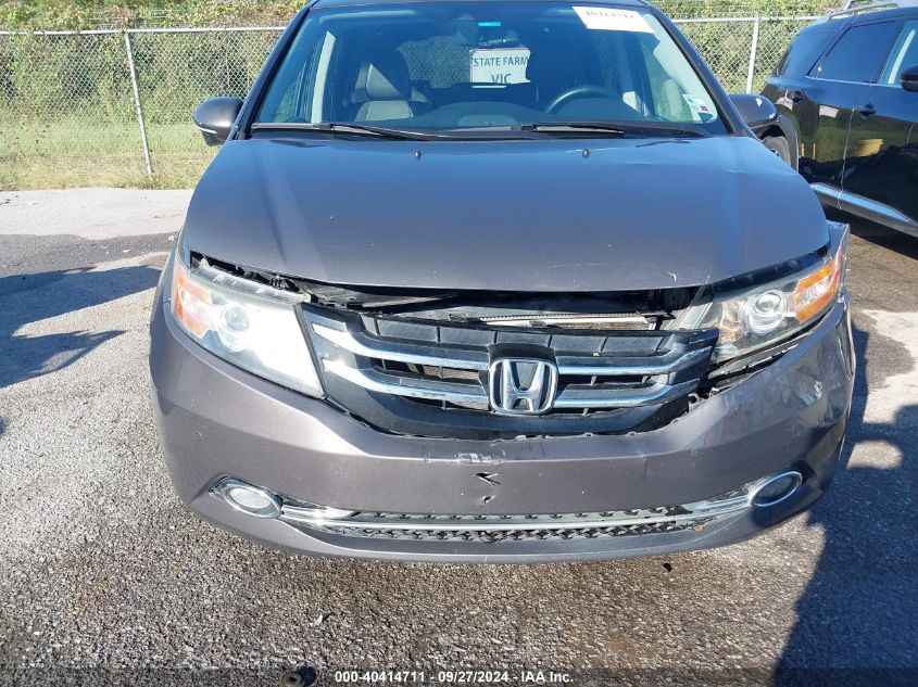 2014 Honda Odyssey Touring/Touring Elite VIN: 5FNRL5H92EB113665 Lot: 40414711