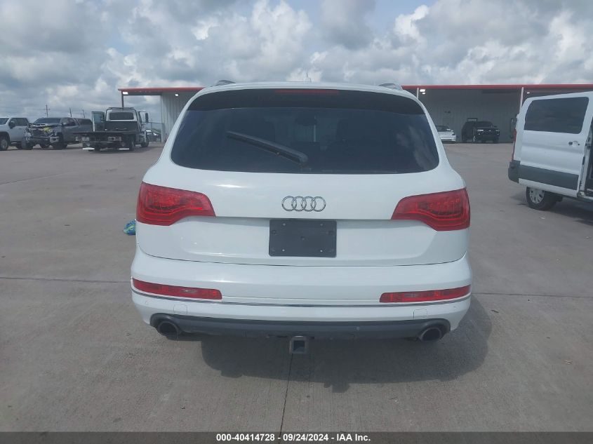 2015 Audi Q7 Premium Plus VIN: WA1LGAFE8FD001474 Lot: 40414728