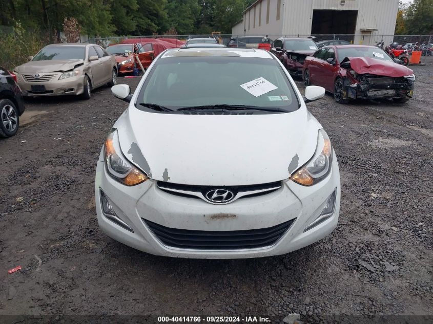 2016 Hyundai Elantra Value Edition VIN: 5NPDH4AE5GH783261 Lot: 40414766