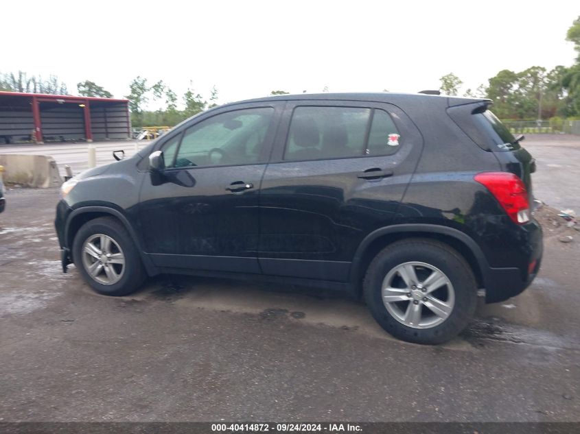 2020 Chevrolet Trax Ls VIN: KL7CJKSB8LB072896 Lot: 40414872