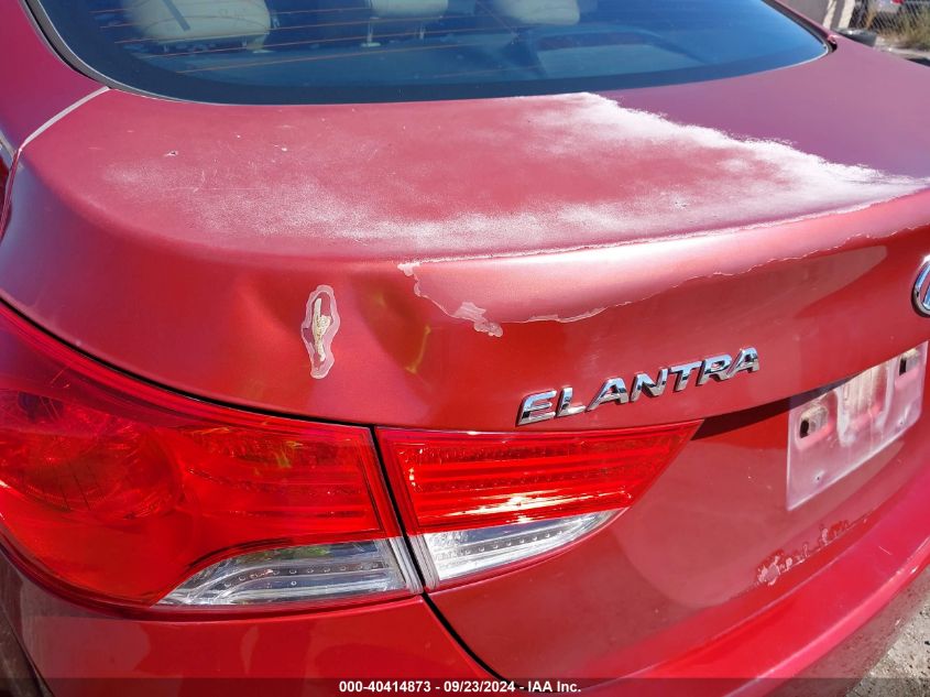 5NPDH4AE7DH224340 2013 Hyundai Elantra Limited