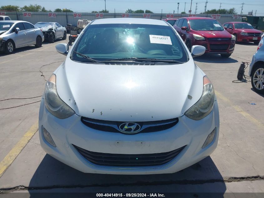 2013 Hyundai Elantra Gls VIN: 5NPDH4AE3DH434028 Lot: 40414915