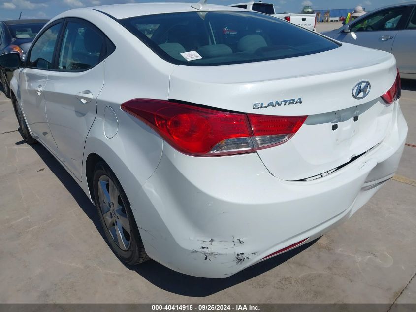 2013 Hyundai Elantra Gls VIN: 5NPDH4AE3DH434028 Lot: 40414915