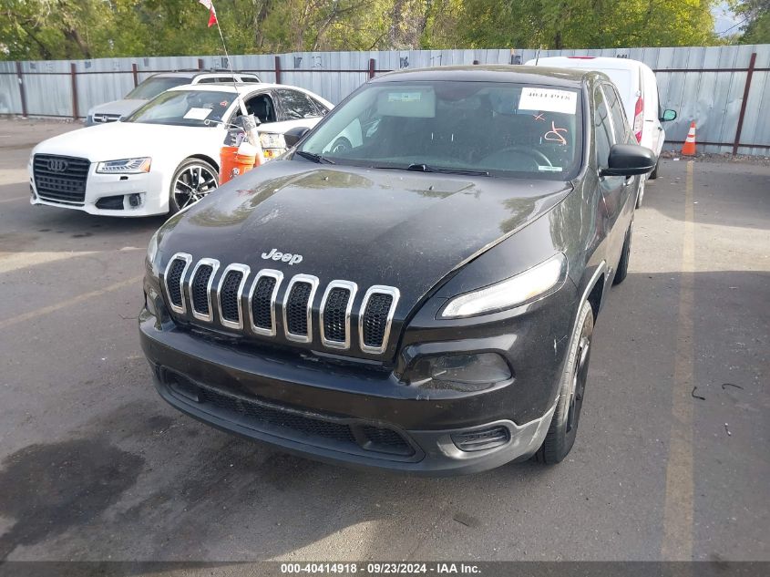 2014 Jeep Cherokee Sport VIN: 1C4PJMABXEW206384 Lot: 40414918