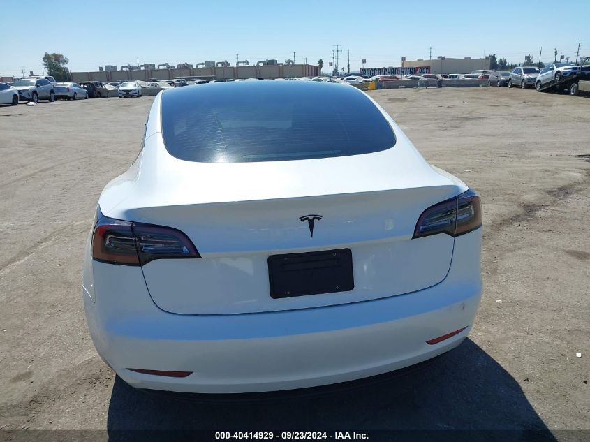 2023 Tesla Model 3 Rear-Wheel Drive VIN: 5YJ3E1EA5PF556127 Lot: 40414929