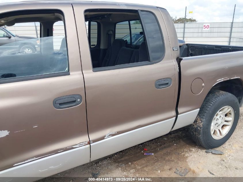 2001 Dodge Dakota Slt/Sport VIN: 1B7GL2AN11S208258 Lot: 40414973