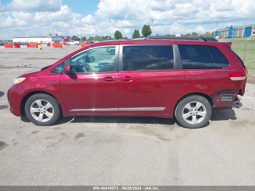 5TDKK3DC9CS227228 2012 Toyota Sienna Le V6 8 Passenger