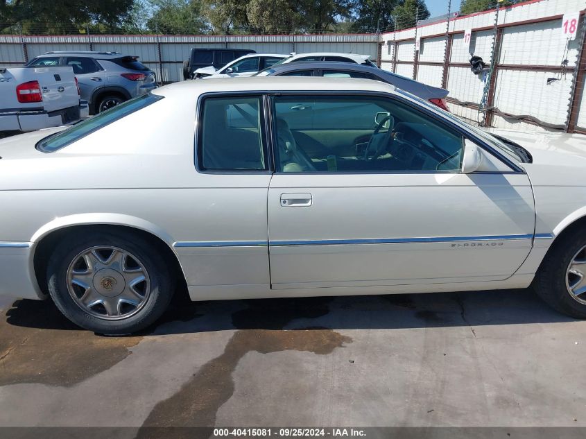 1998 Cadillac Eldorado Standard VIN: 1G6EL12Y3WU613045 Lot: 40415081