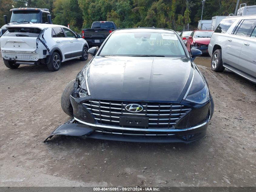 2022 Hyundai Sonata Hybrid Blue VIN: KMHL24JJ6NA043809 Lot: 40415091