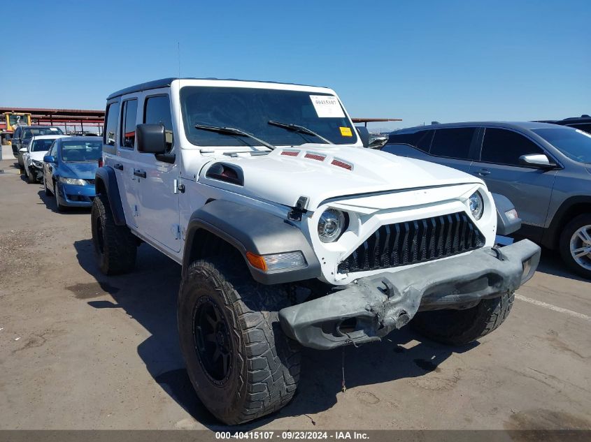 2018 Jeep Wrangler Unlimited Sport S 4X4 VIN: 1C4HJXDG8JW290647 Lot: 40415107