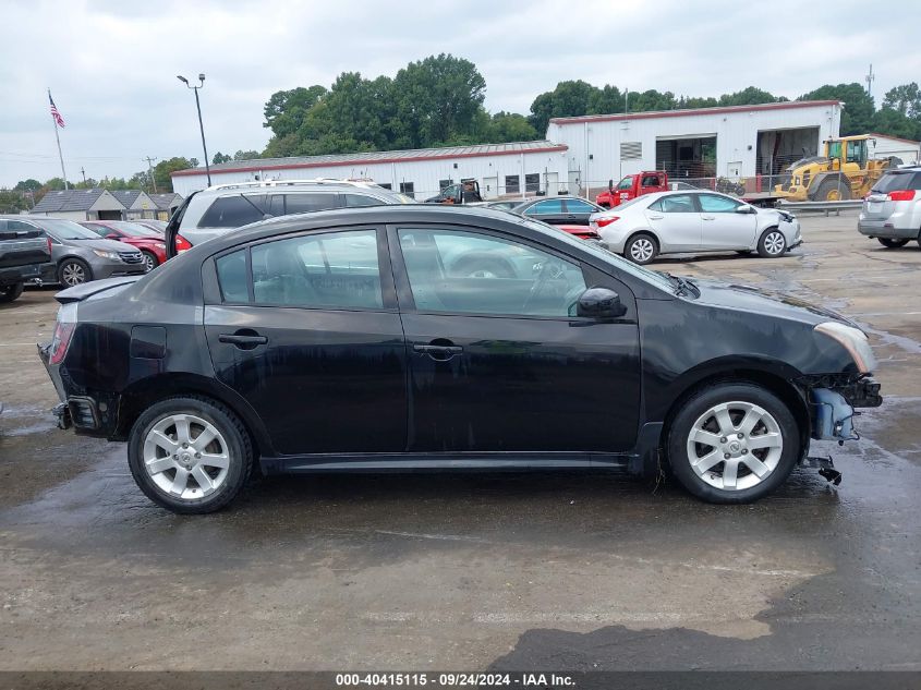 3N1AB6AP9CL657242 2012 Nissan Sentra 2.0 Sr