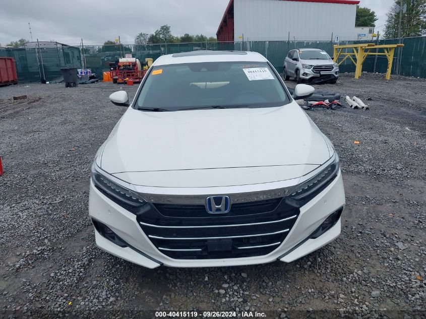 2021 Honda Accord Hybrid Ex-L VIN: 1HGCV3F5XMA013715 Lot: 40415119