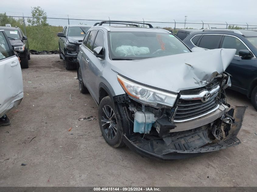 5TDJKRFH4GS237209 2016 TOYOTA HIGHLANDER - Image 1