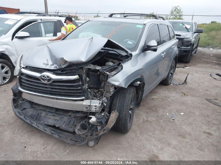 5TDJKRFH4GS237209 2016 TOYOTA HIGHLANDER - Image 2